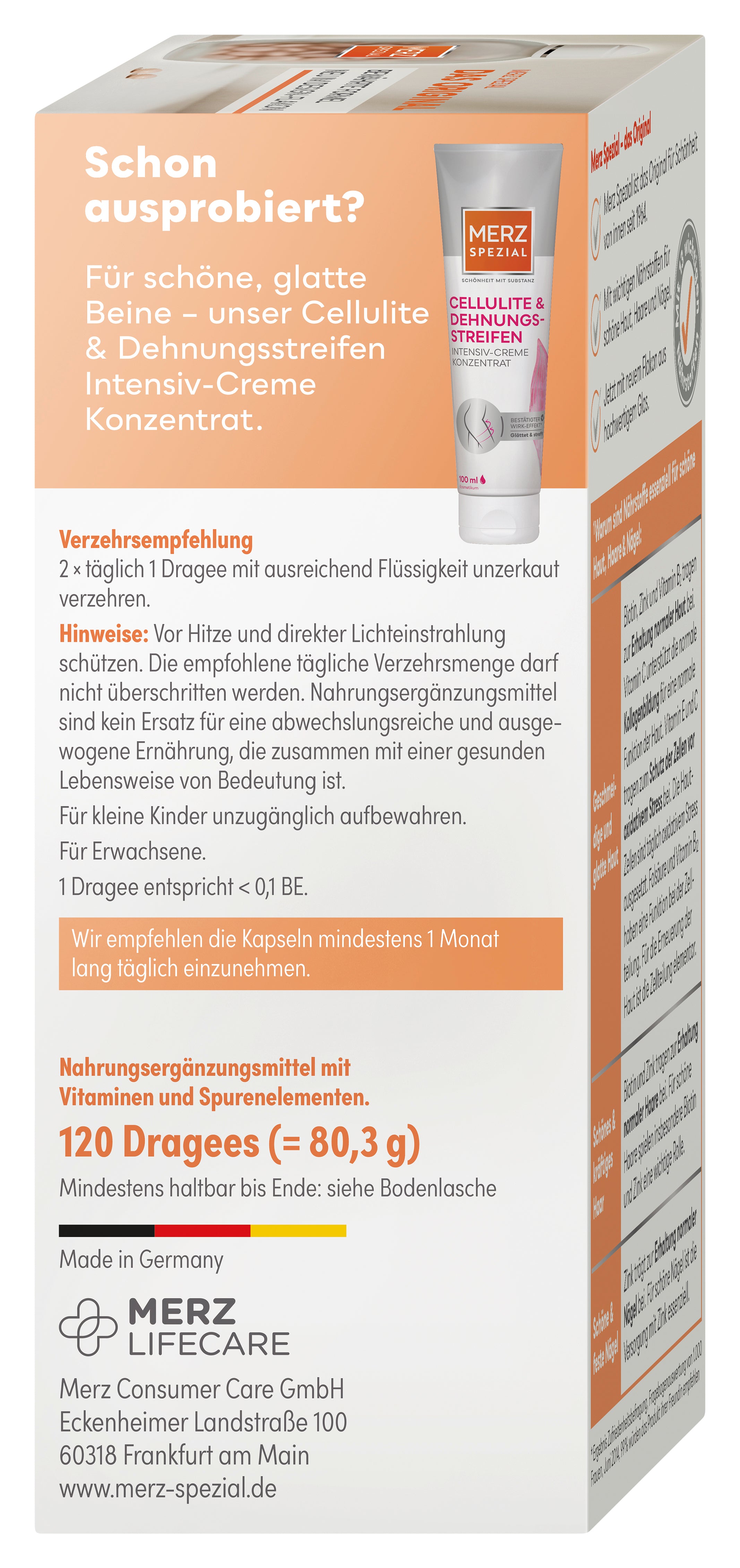 Haut Haare Nägel Dragees