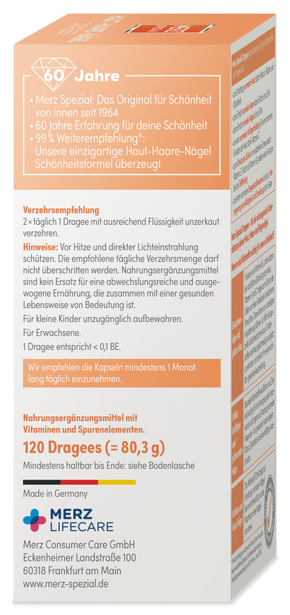 Merz Spezial Dragees Haut-Haare-Nägel