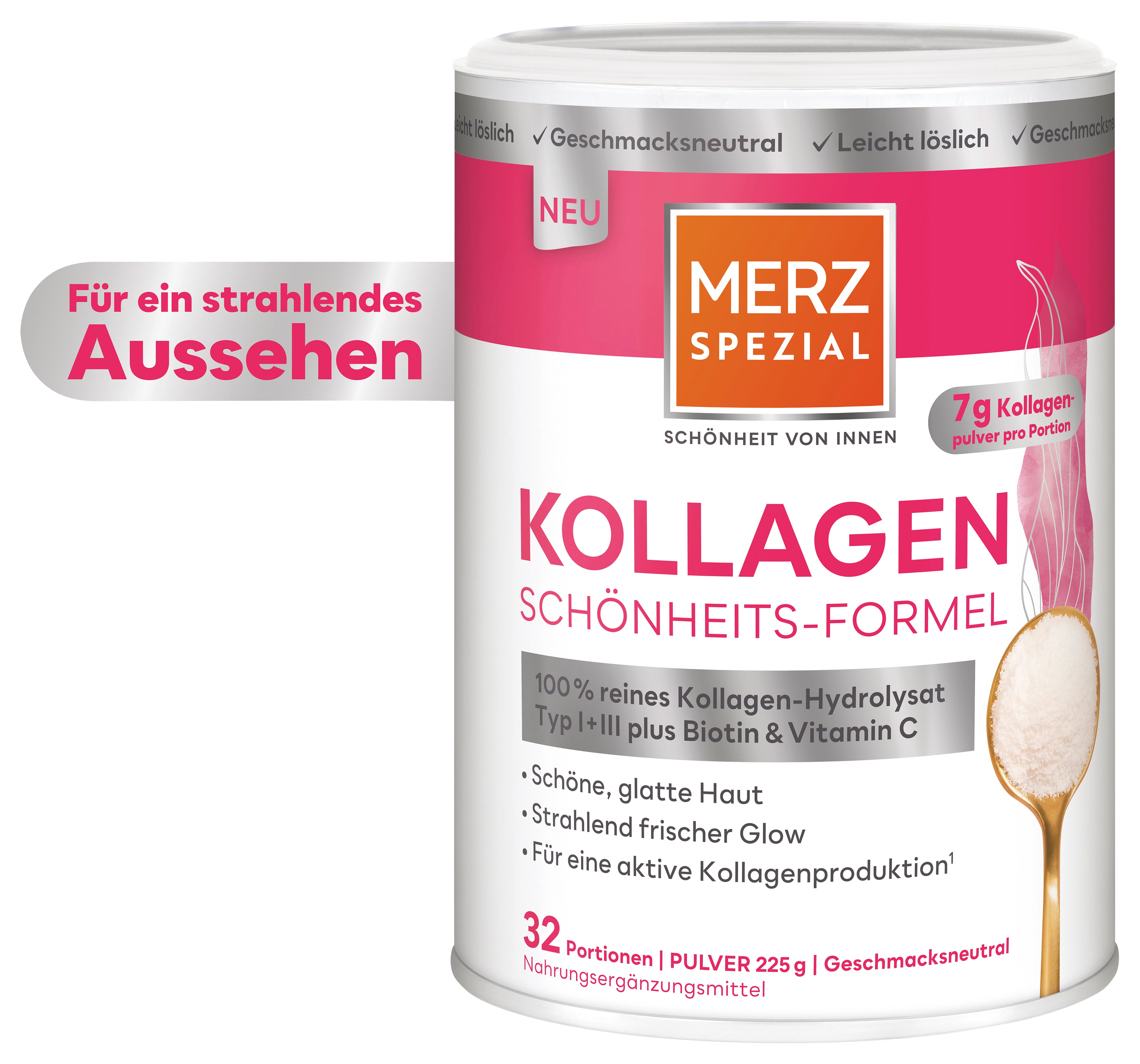 Kollagen Schönheits-Formel Pulver
